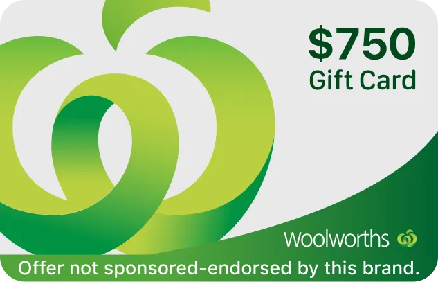 Woolworths $750 Gift Card